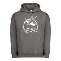 Pigment Tornado Captain Jack Sparrow Tattoo WHITE Urban Hoodie - minhPixels