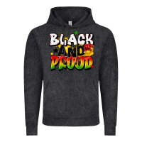 Vintage Black black and proud Vintage Hoodie - CowGirlArtShop