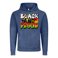 Vintage Denim black and proud Vintage Hoodie - CowGirlArtShop