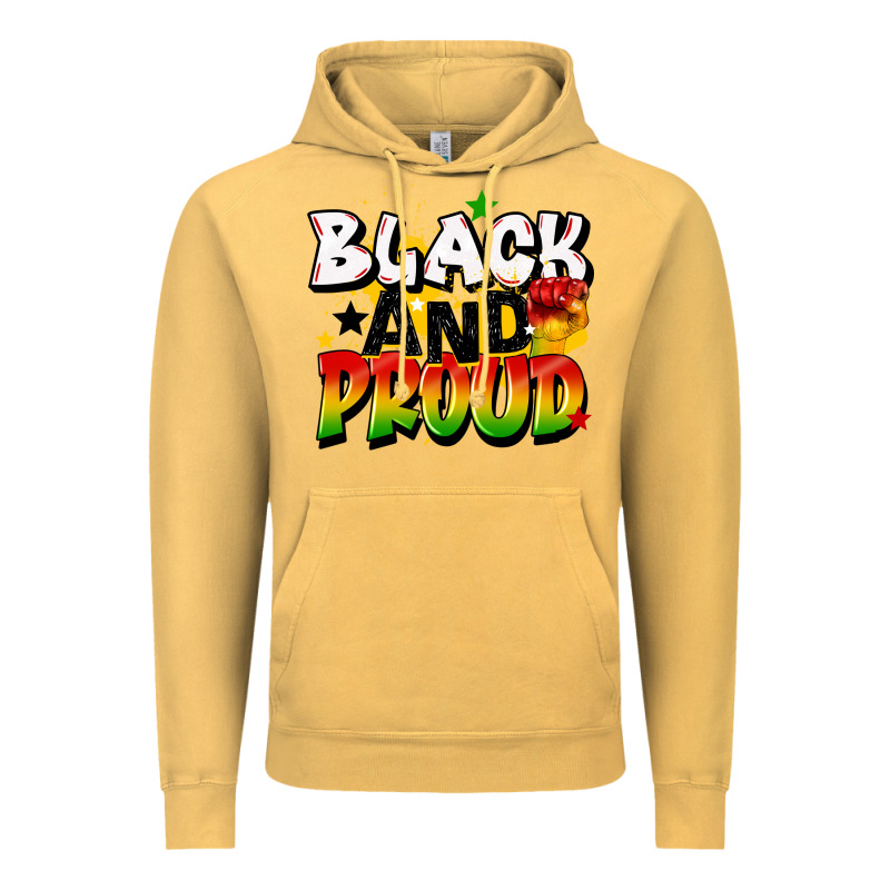 Black And Proud Vintage Hoodie by CowGirlArtShop | Teevron