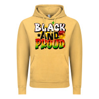 Vintage Mustard black and proud Vintage Hoodie - CowGirlArtShop