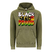 Vintage Olive black and proud Vintage Hoodie - CowGirlArtShop
