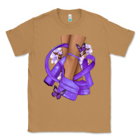 Toasted Coconut Cancer diva purple ribbon Classic Tee - NancyCooperArtShop