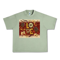 Oil Green wizard love Urban Heavy Tee - TumblerDesignByShophia