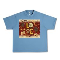 Pebble Blue wizard love Urban Heavy Tee - TumblerDesignByShophia