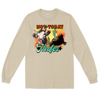 Mushroom Not today Heifer Long Sleeve Tee - HowdyJamesFarm