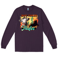 Plum Not today Heifer Long Sleeve Tee - HowdyJamesFarm