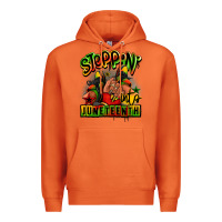 Carrot Steppin' into Juneteenth black girl sneakers Premium Hoodie - RanaPortraitStore