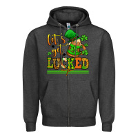 Charcoal Heather lets get lucked up st patricks Zipper Hoodie - LillyAllenDesigns