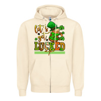 Sandshell lets get lucked up st patricks Zipper Hoodie - LillyAllenDesigns