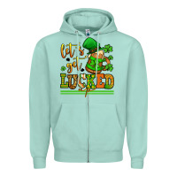 Seafoam lets get lucked up st patricks Zipper Hoodie - LillyAllenDesigns