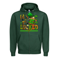 Sports Green lets get lucked up st patricks Zipper Hoodie - LillyAllenDesigns