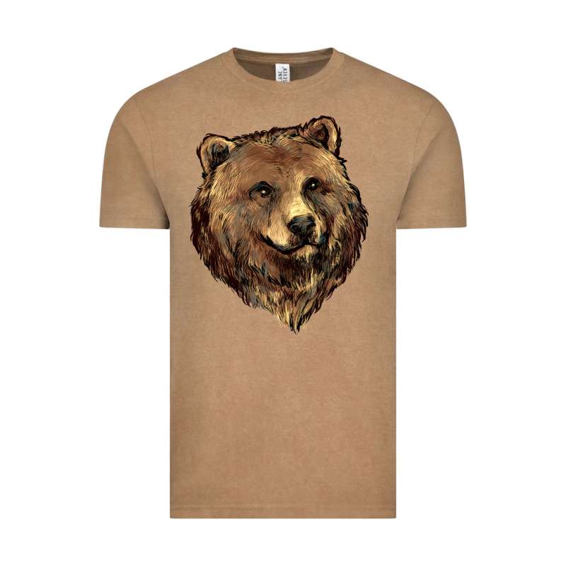 Grizzly Bear Head Vintage Tee by HowdyJamesFarm | Teevron
