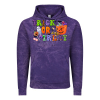 Cloud Purple trick or treat Vintage Hoodie - CowGirlArtShop
