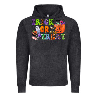 Vintage Black trick or treat Vintage Hoodie - CowGirlArtShop
