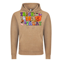 Vintage Coffee trick or treat Vintage Hoodie - CowGirlArtShop