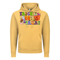 Vintage Mustard trick or treat Vintage Hoodie - CowGirlArtShop