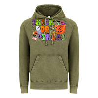 Vintage Olive trick or treat Vintage Hoodie - CowGirlArtShop