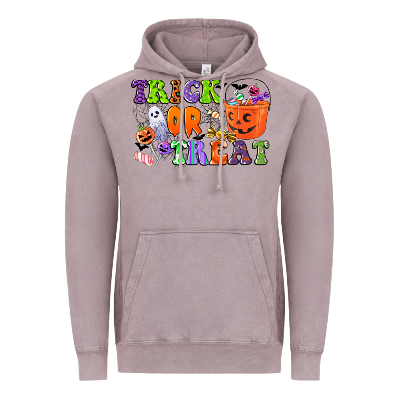 Trick Or Treat Vintage Hoodie by CowGirlArtShop | Teevron