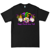 Black happy mardi gras y'all gnomes Premium Tee - RanaPortraitStore