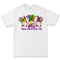 White happy mardi gras y'all gnomes Premium Tee - RanaPortraitStore