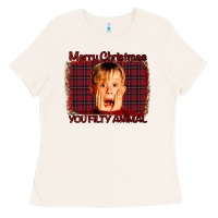 Bone Merry Christmas You Filthy Animal Ladies Tee - Bettercallsaul