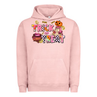 Pigment Salmon trıck or treat Urban Hoodie - AdoDesignShop