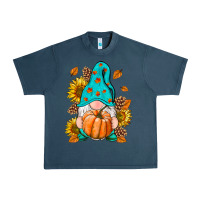 Midnight Navy Fall Gnome Urban Heavy Tee - RanaPortraitStore