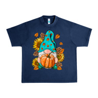 Navy Fall Gnome Urban Heavy Tee - RanaPortraitStore