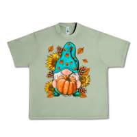 Oil Green Fall Gnome Urban Heavy Tee - RanaPortraitStore