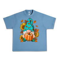 Pebble Blue Fall Gnome Urban Heavy Tee - RanaPortraitStore