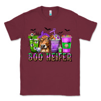 Burgundy Boo Heifer Coffee Cups with Halloween Classic Tee - texasbilliewilder