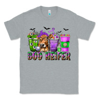 Heather Grey Boo Heifer Coffee Cups with Halloween Classic Tee - texasbilliewilder
