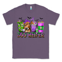 Lavender Boo Heifer Coffee Cups with Halloween Classic Tee - texasbilliewilder