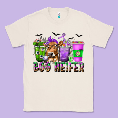 Boo Heifer Coffee Cups With Halloween Classic Tee Designed By Texasbilliewilder