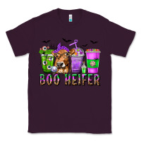 Plum Boo Heifer Coffee Cups with Halloween Classic Tee - texasbilliewilder