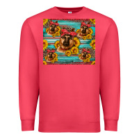 Cardinal german shepherd with sunflowers Premium Sweatshirt - Artiststas