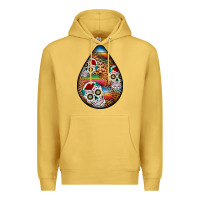 Antique Gold mexican teardrop  2 Premium Hoodie - BundleAndBundleShop