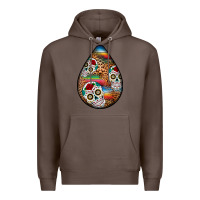 Coffee mexican teardrop  2 Premium Hoodie - BundleAndBundleShop