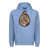 Colony Blue mexican teardrop  2 Premium Hoodie - BundleAndBundleShop