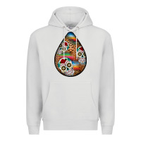 Dove Grey mexican teardrop  2 Premium Hoodie - BundleAndBundleShop