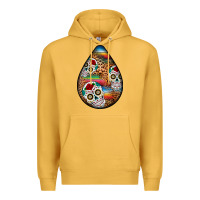 Mustard mexican teardrop  2 Premium Hoodie - BundleAndBundleShop