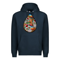 Navy mexican teardrop  2 Premium Hoodie - BundleAndBundleShop