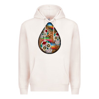 Pale Pink mexican teardrop  2 Premium Hoodie - BundleAndBundleShop