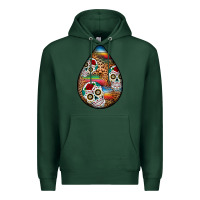 Sports Green mexican teardrop  2 Premium Hoodie - BundleAndBundleShop