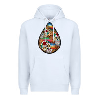 White mexican teardrop  2 Premium Hoodie - BundleAndBundleShop