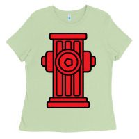 Matcha fire hydrant halloween costume easy simple costumes sweatshirt Ladies Tee - minhPixels