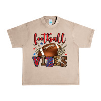 French Oak Football vibes red and blue Urban Heavy Tee - HowdyJamesFarm