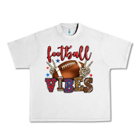 Lunar Rock Football vibes red and blue Urban Heavy Tee - HowdyJamesFarm