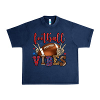 Navy Football vibes red and blue Urban Heavy Tee - HowdyJamesFarm